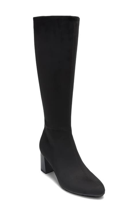 Brynn Faux Leather Knee High Boot