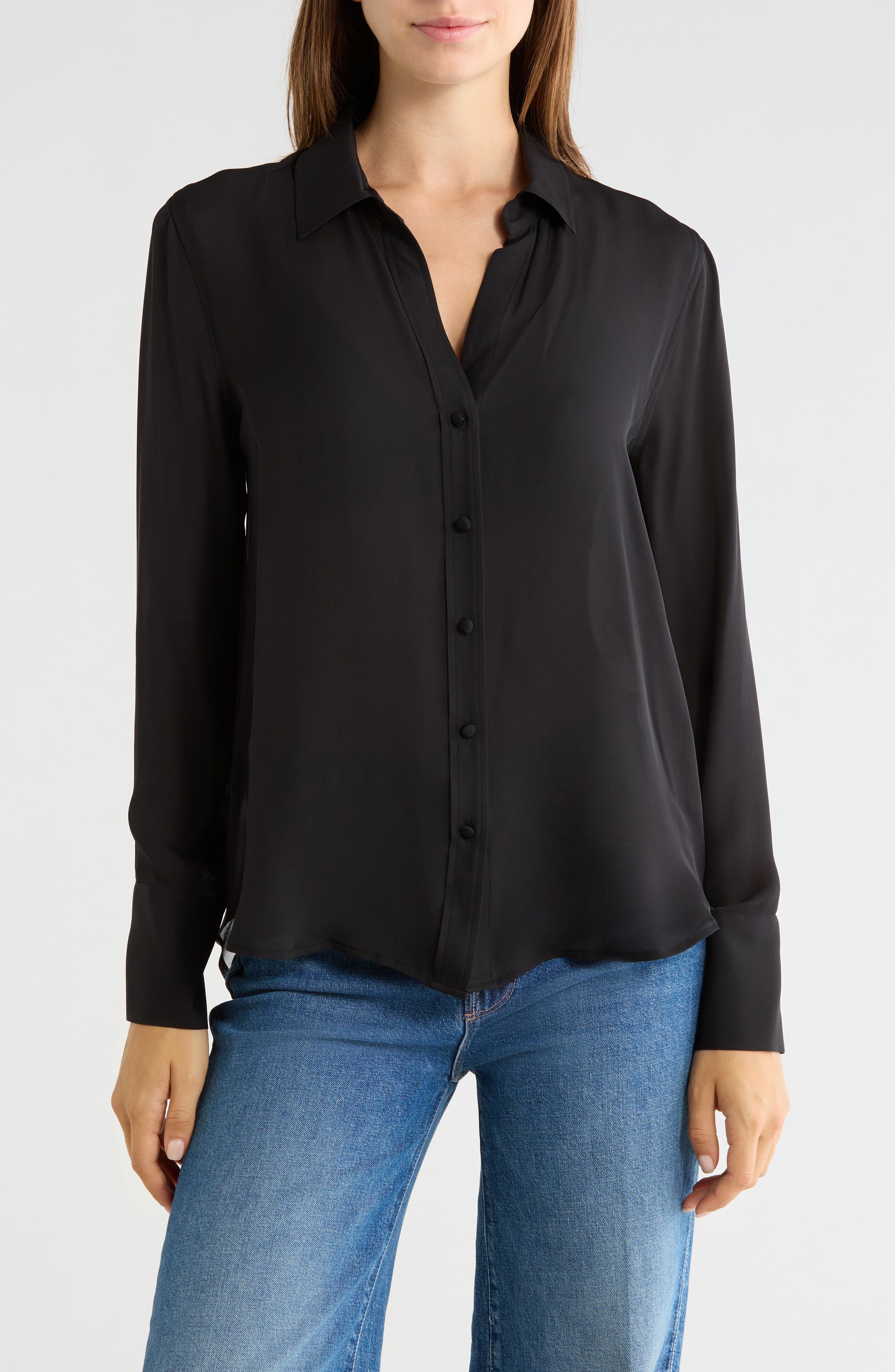 Hailie Flocked Back Shirt