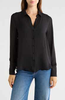 Hailie Flocked Back Shirt