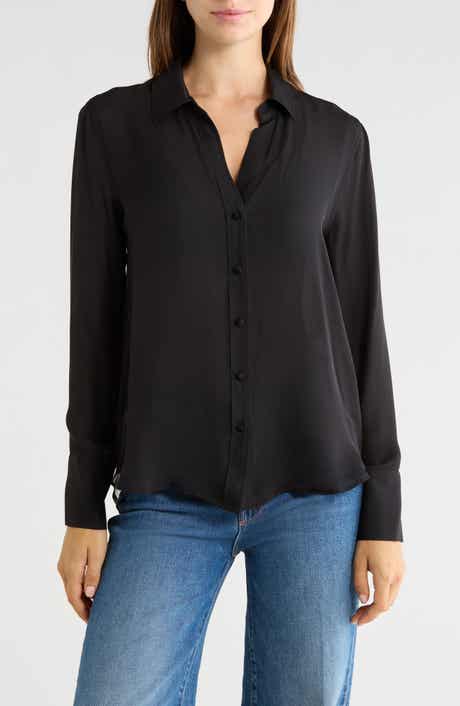 Hailie Flocked Back Shirt