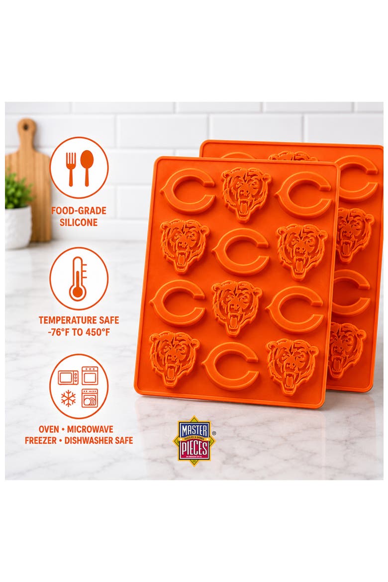 Chicago Bears Ice Cube Tray, Alternate, color, Orange