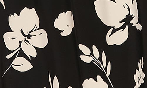 London Times Morris Floral Maxi Sundress In Black
