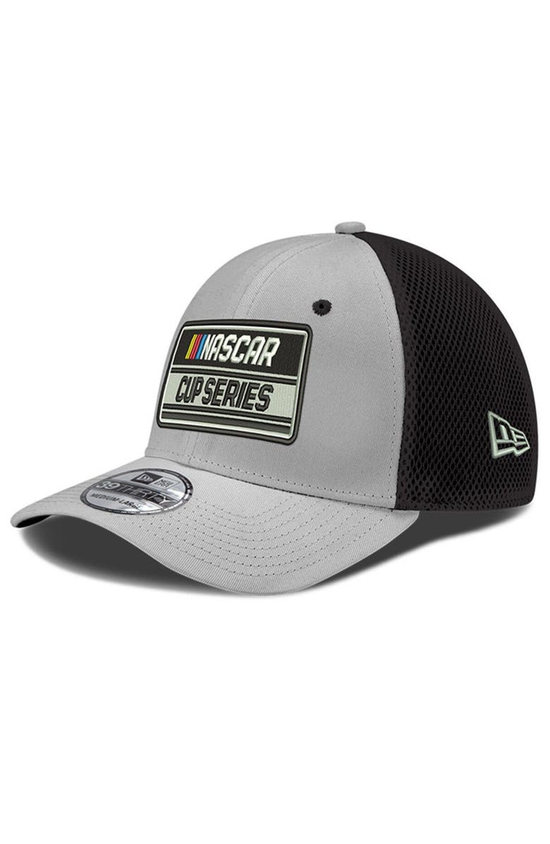 New Era Men's New Era Gray NASCAR Cup Series NEO 39THIRTY Flex Hat, Main, color, 