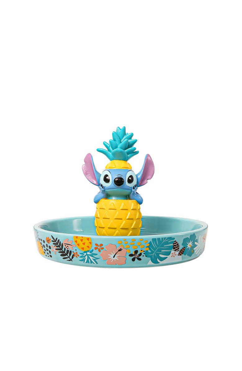 Jacmel 3D Stitch Trinket Tray, Main, color, Blue Yellow