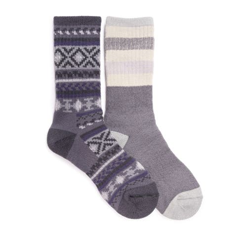 Women's 2 PK Crew Heat Retainer Hiking Socks