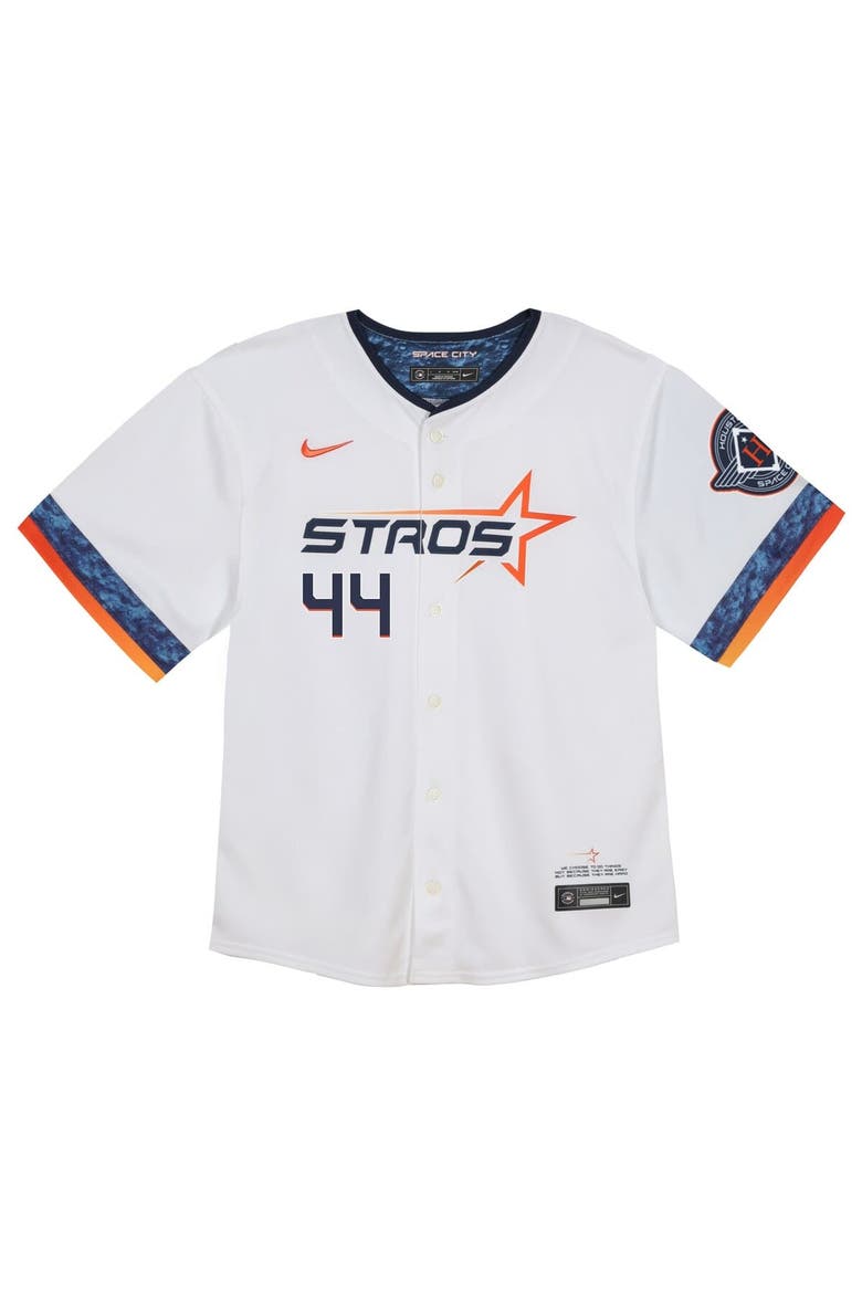 Toddler Nike Yordan Alvarez White Houston Astros 2025 City Connect Limited Player Jersey, Alternate, color, White