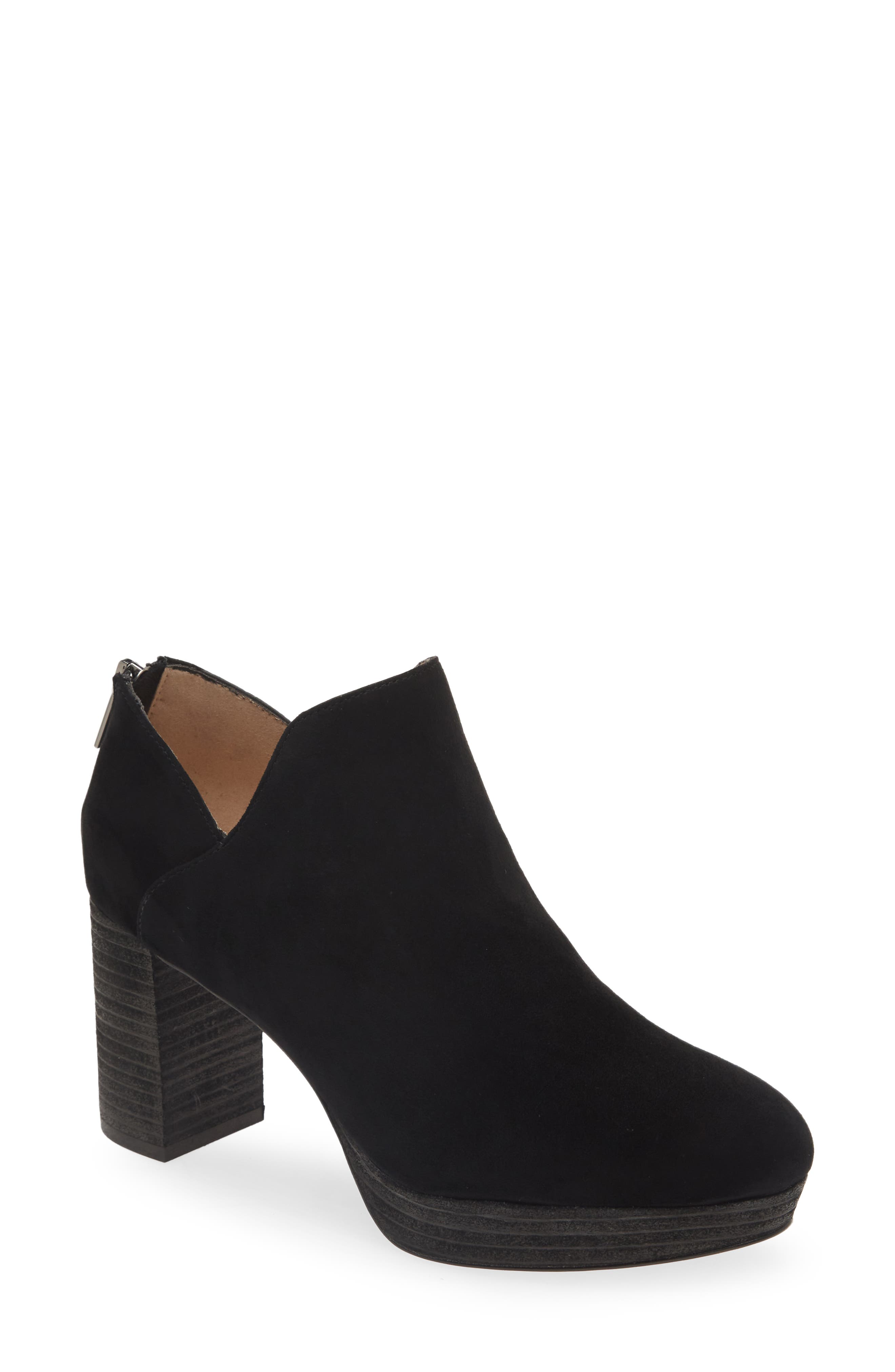 Pelle Moda Lesia Platform Bootie, Main, color, Black