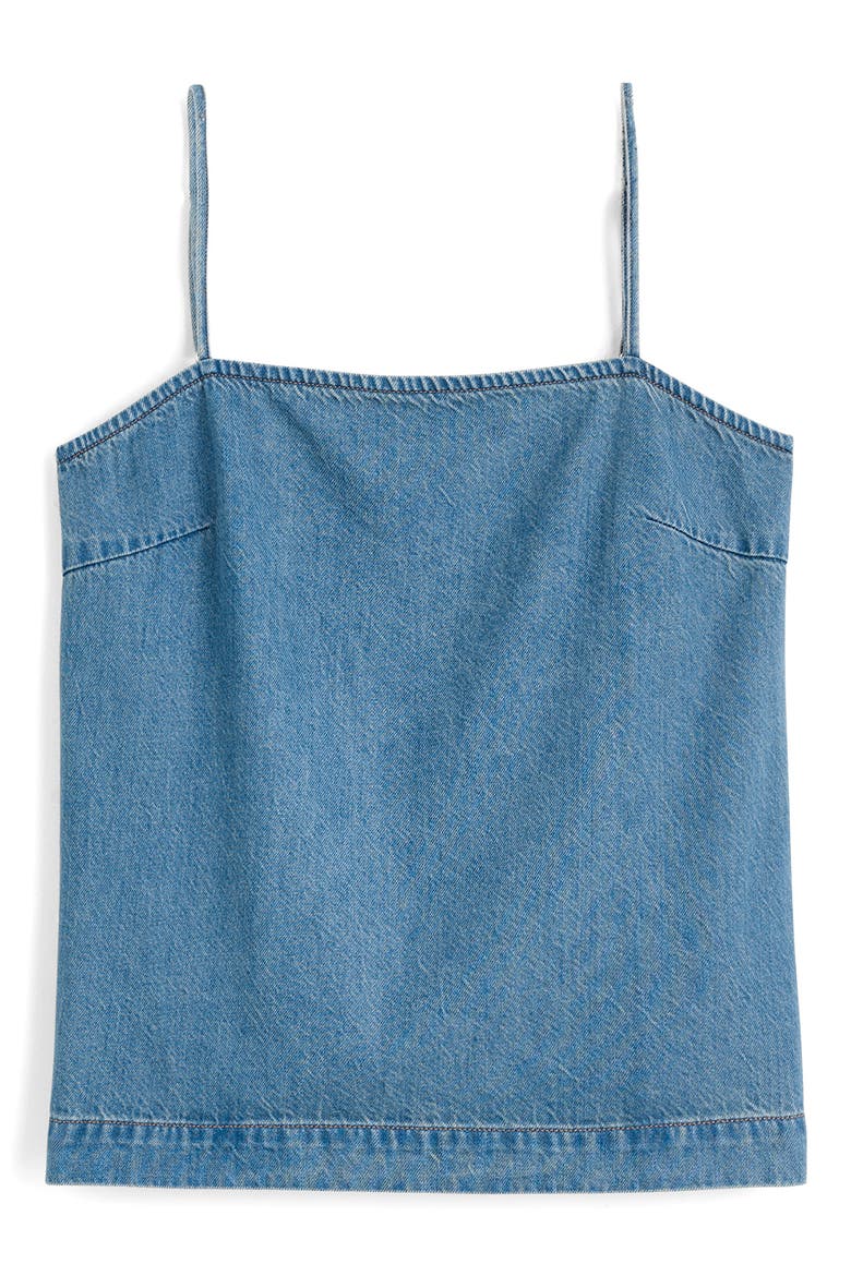 Lido Wash Denim Camisole, Alternate, color, LIDO WASH
