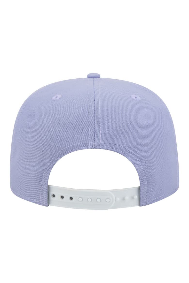 Men's New Era  Lavender Denver Broncos Bloom A-Frame 9FIFTY Snapback Hat, Alternate, color, Lavender