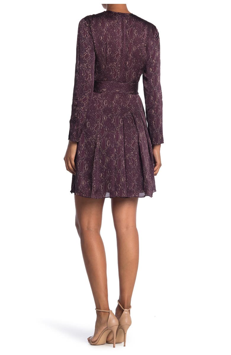 Equipment Jenava Keyhole Long Sleeve Dress, Alternate, color, 