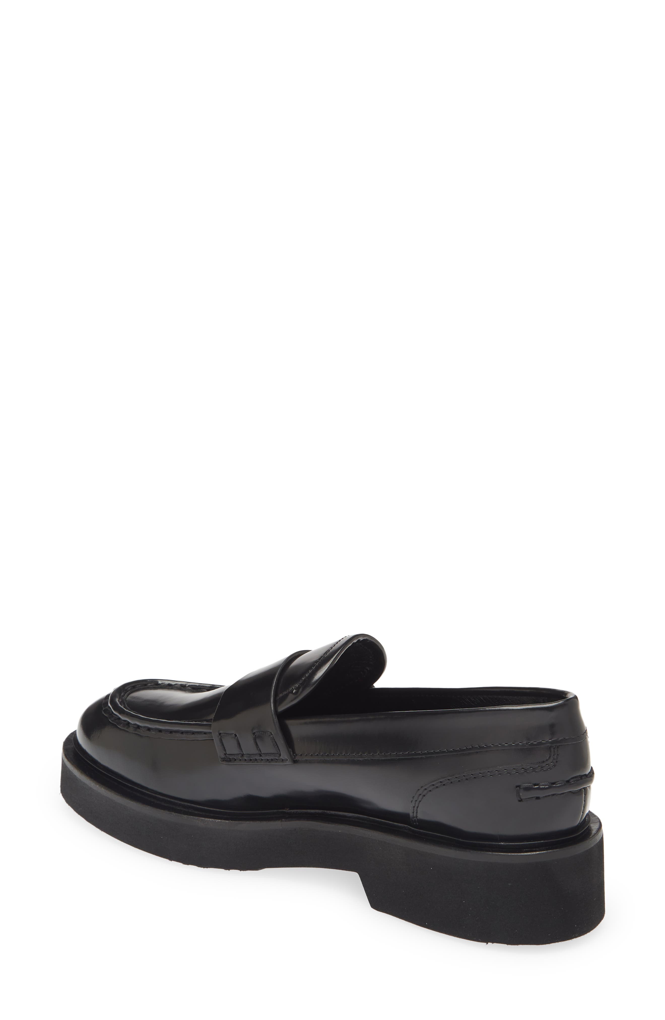 Maura Abrasivato Loafer, Alternate, color, BLACK