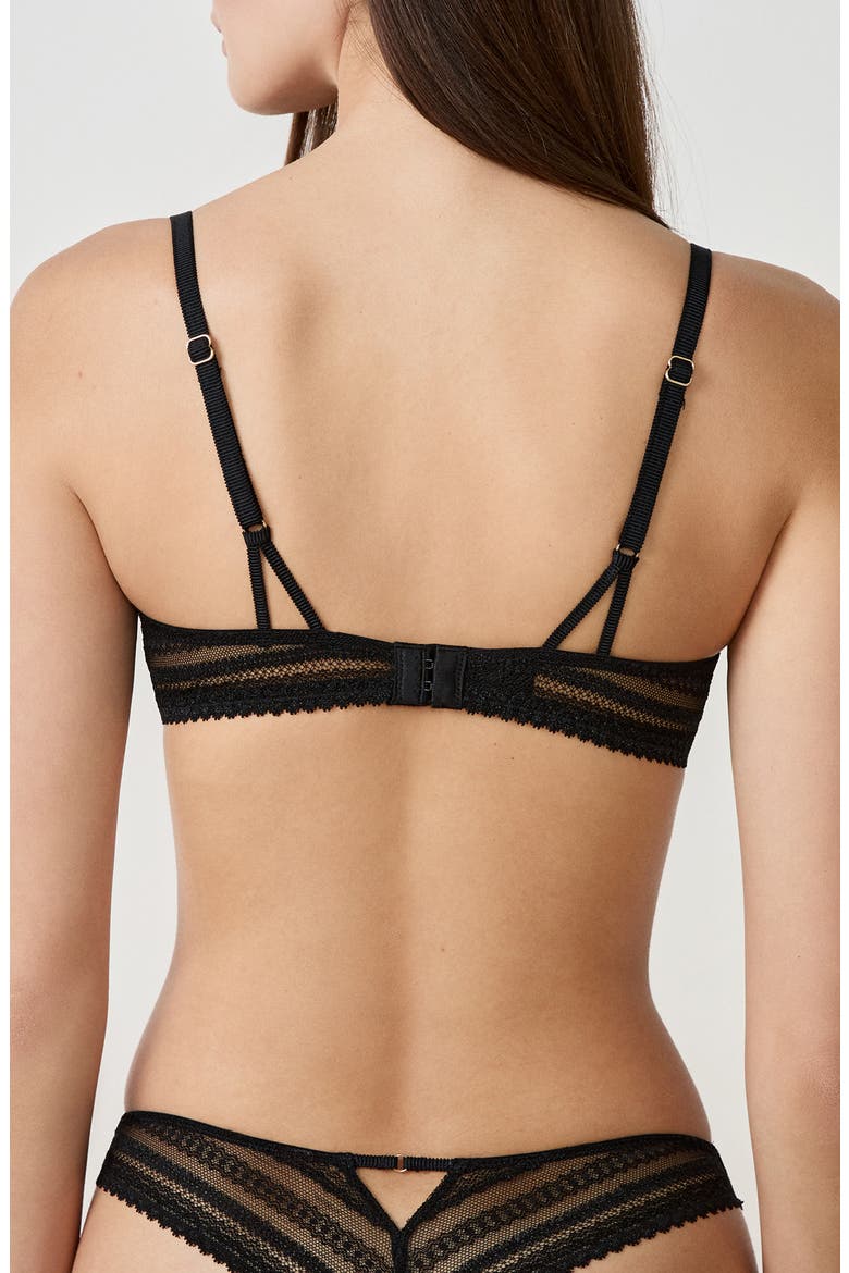 Aura N°4 Classique Underwire Bra, Alternate, color, BLACK