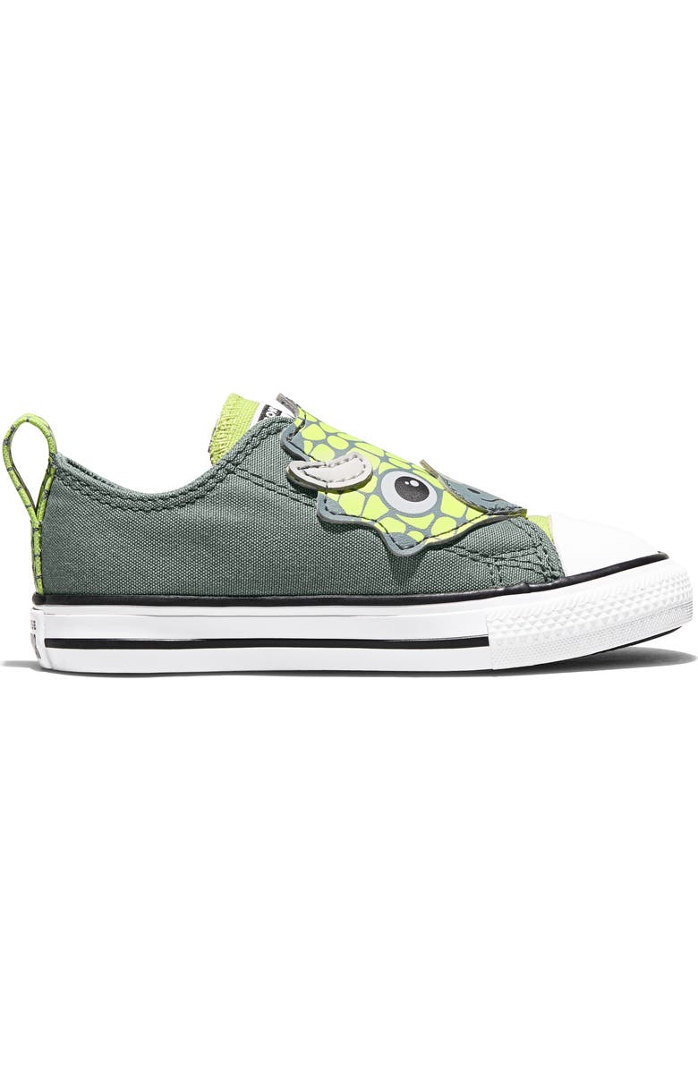 Converse Kids' Chuck Taylor<sup>®</sup> All Star<sup>®</sup> One Strap Sneaker, Alternate, color, Mineral Brew/ Neon Mantis
