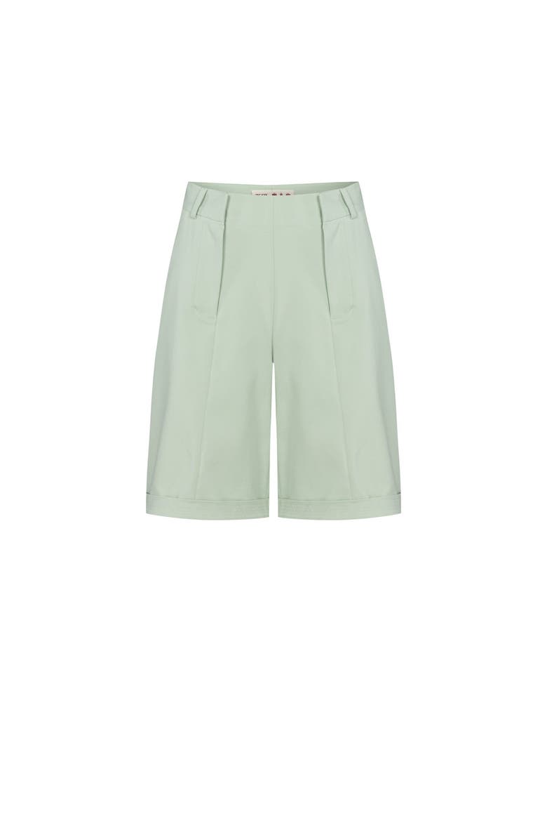 PCFG Cotton Free Heaven Casual Two Zipped Shorts, Alternate, color, Light Green