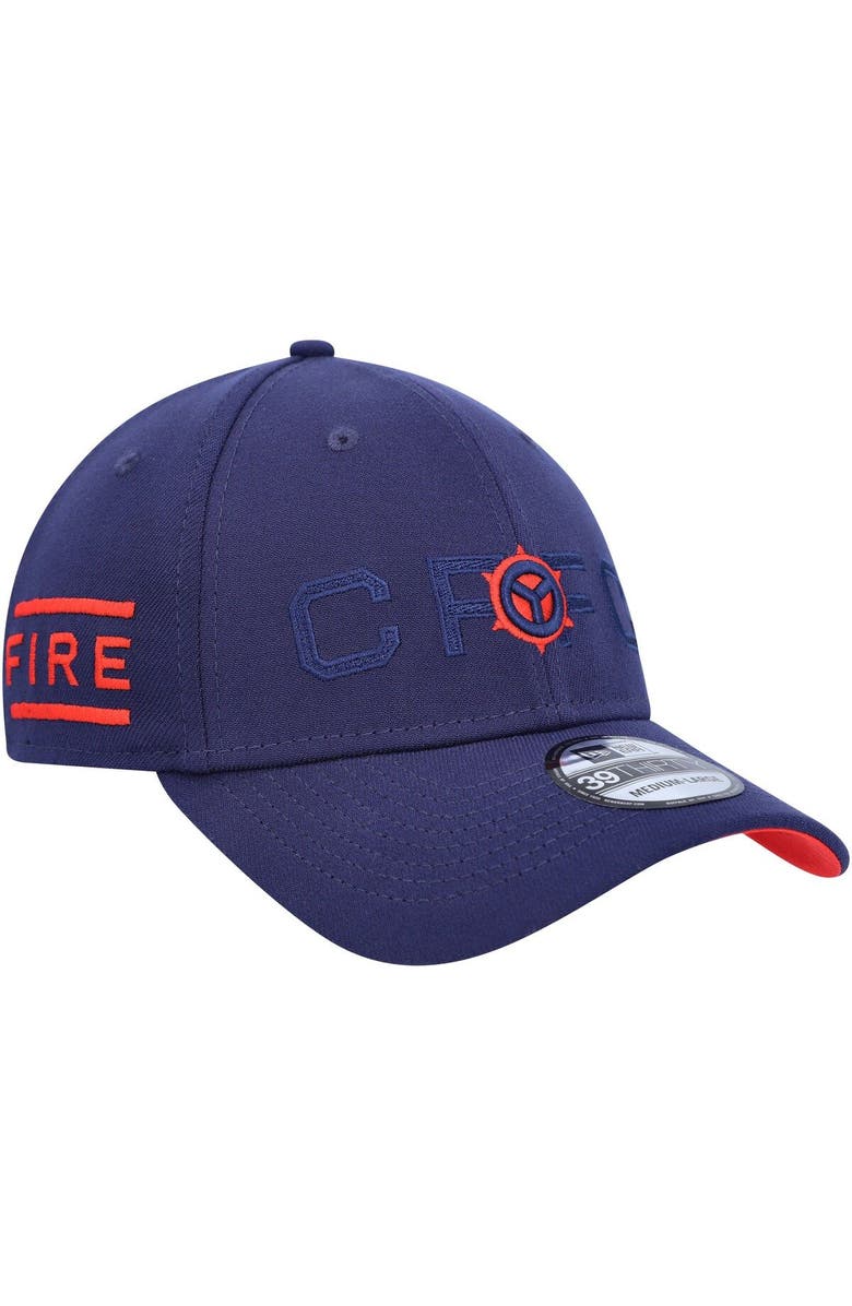 New Era Men's New Era Navy Chicago Fire Kick Off 39THIRTY Flex Hat, Main, color, Navy