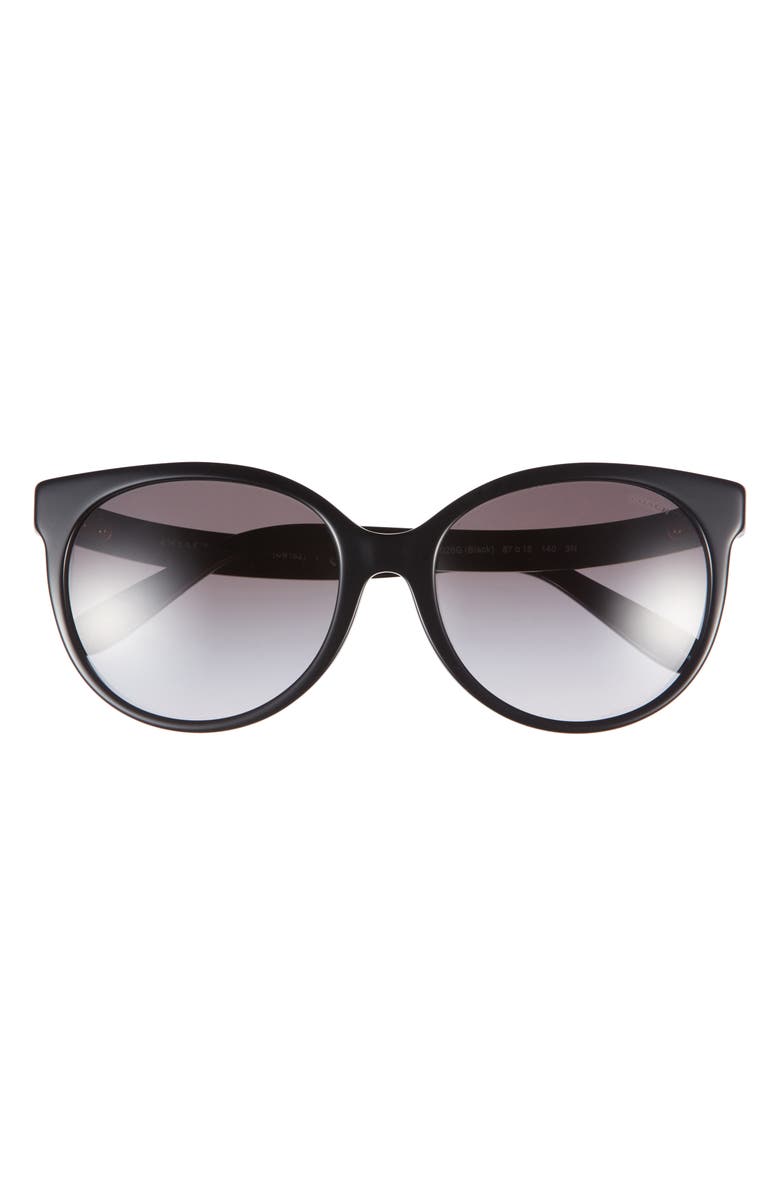 COACH 57mm Round Sunglasses, Main, color, 