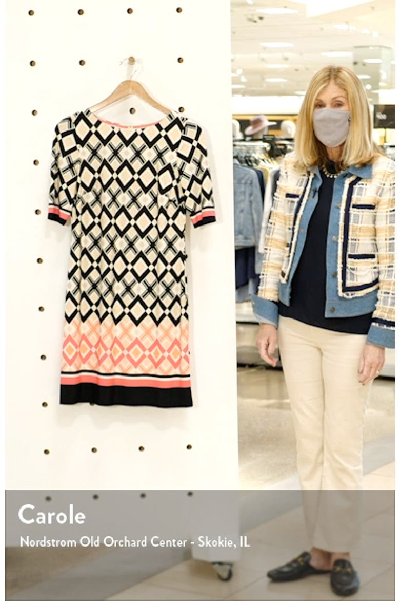 Geo Print Sheath Dress video