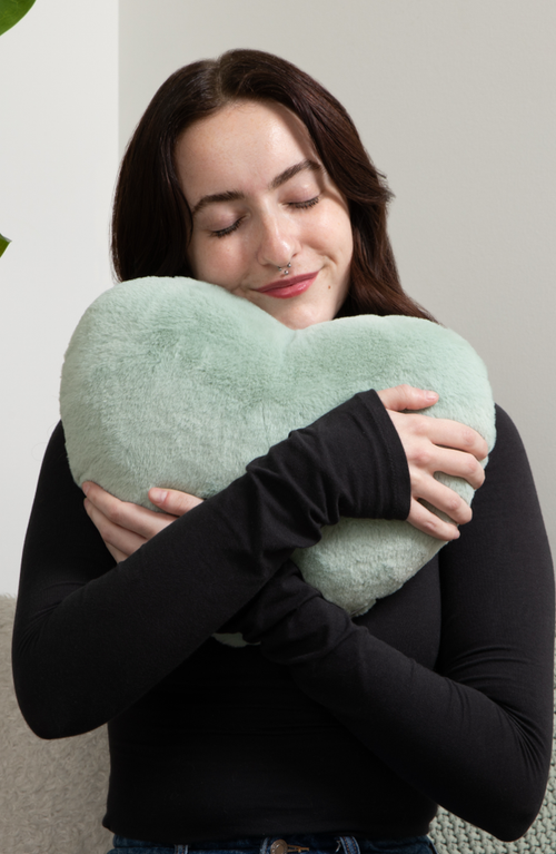 Hugimals World Heart To Hug Pillow In Green
