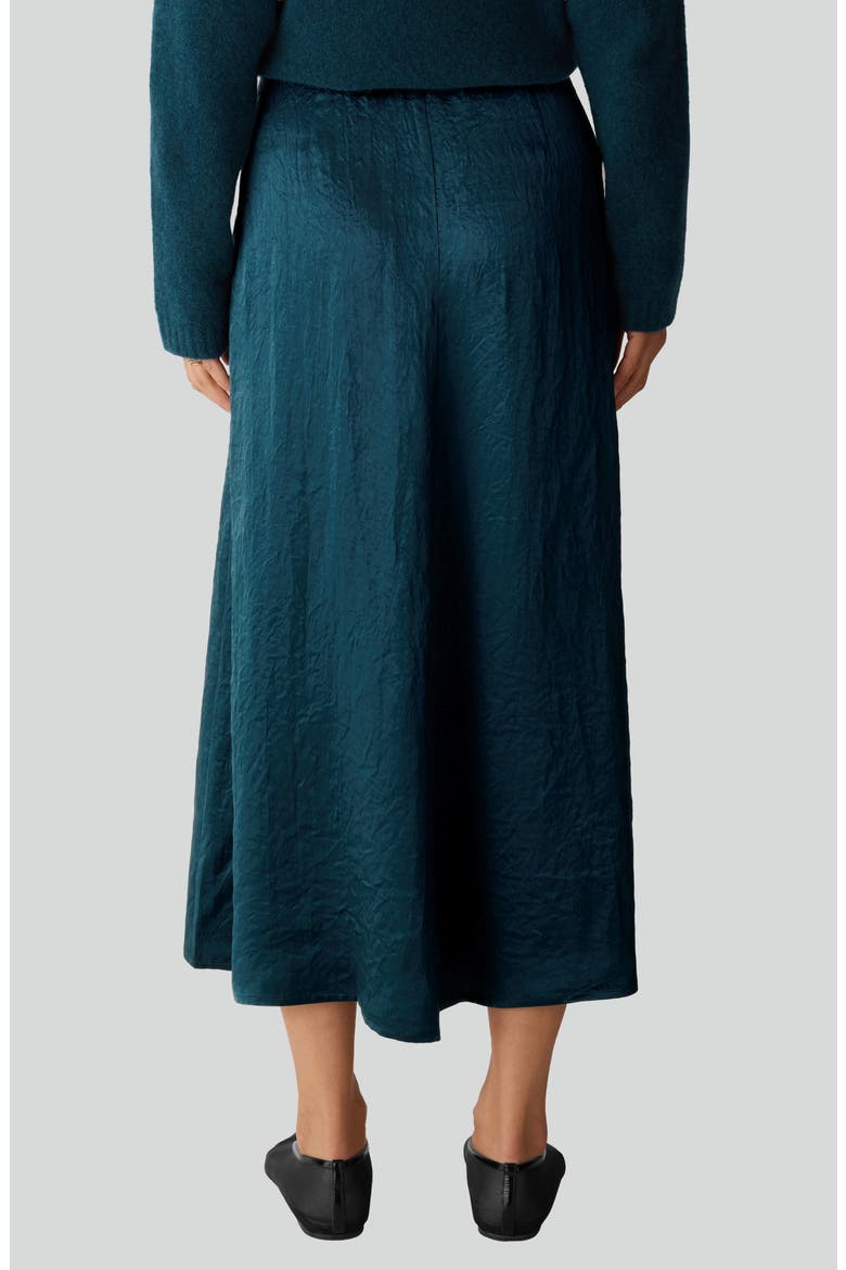 Crinkled Maxi Skirt, Alternate, color, SLATE BLUE
