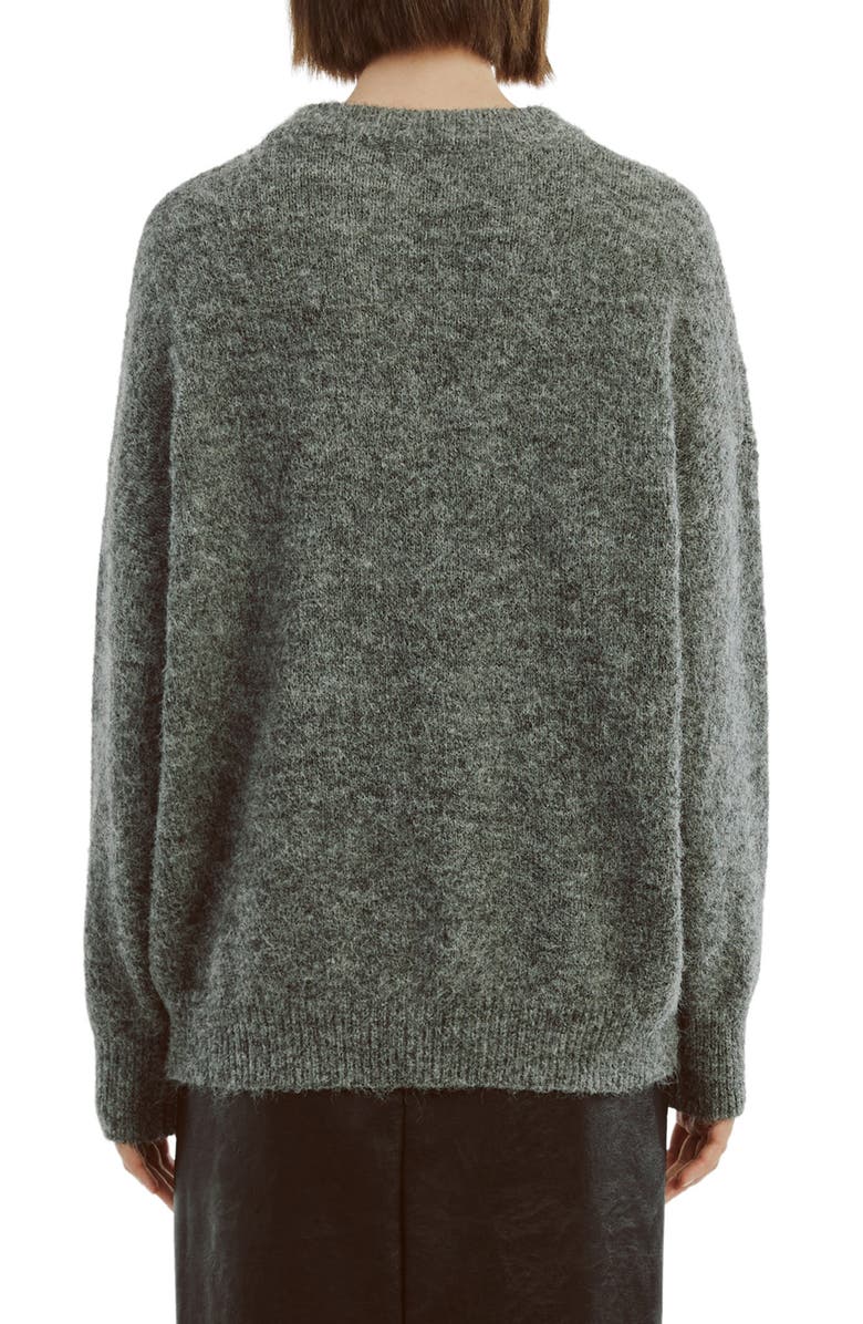 Bardot Taytum Crewneck Sweater, Alternate, color, Grey Marle