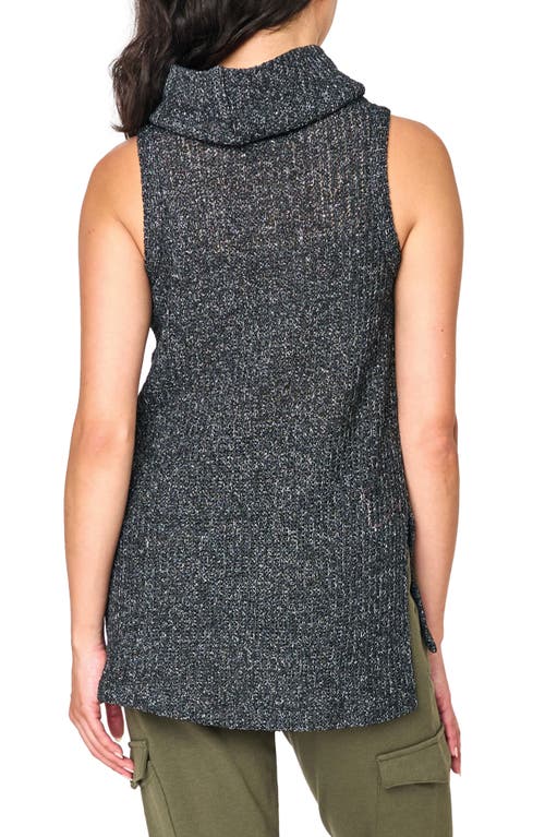 Shop Gibsonlook Cowl Neck Sweater Tank In Black