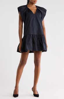 Ember Cap Sleeve Drop Waist Minidress