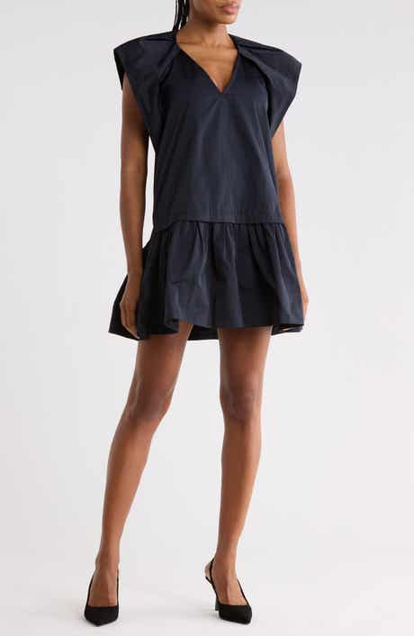 Ember Cap Sleeve Drop Waist Minidress