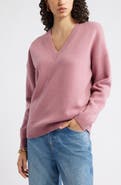 Nordstrom V-Neck Wool & Cashmere Sweater