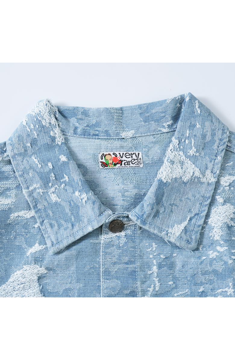 VERYRARE Saint Michael Trucker, Alternate, color, Blue