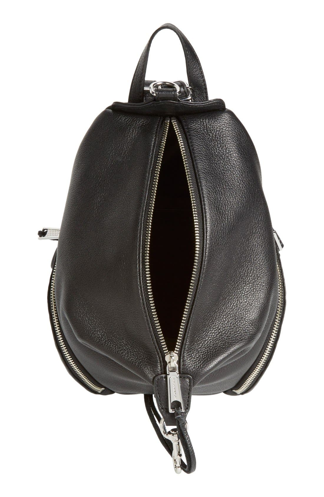 Medium Julian Backpack, Alternate, color, BLACK/ SILVER HRDWR