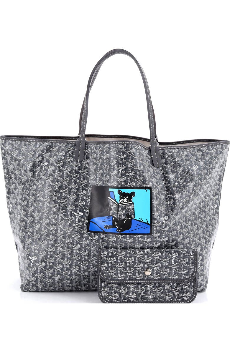 Pre-Owned Goyard Saint Louis Tote Printed Coated Canvas GM, Alternate, color,
