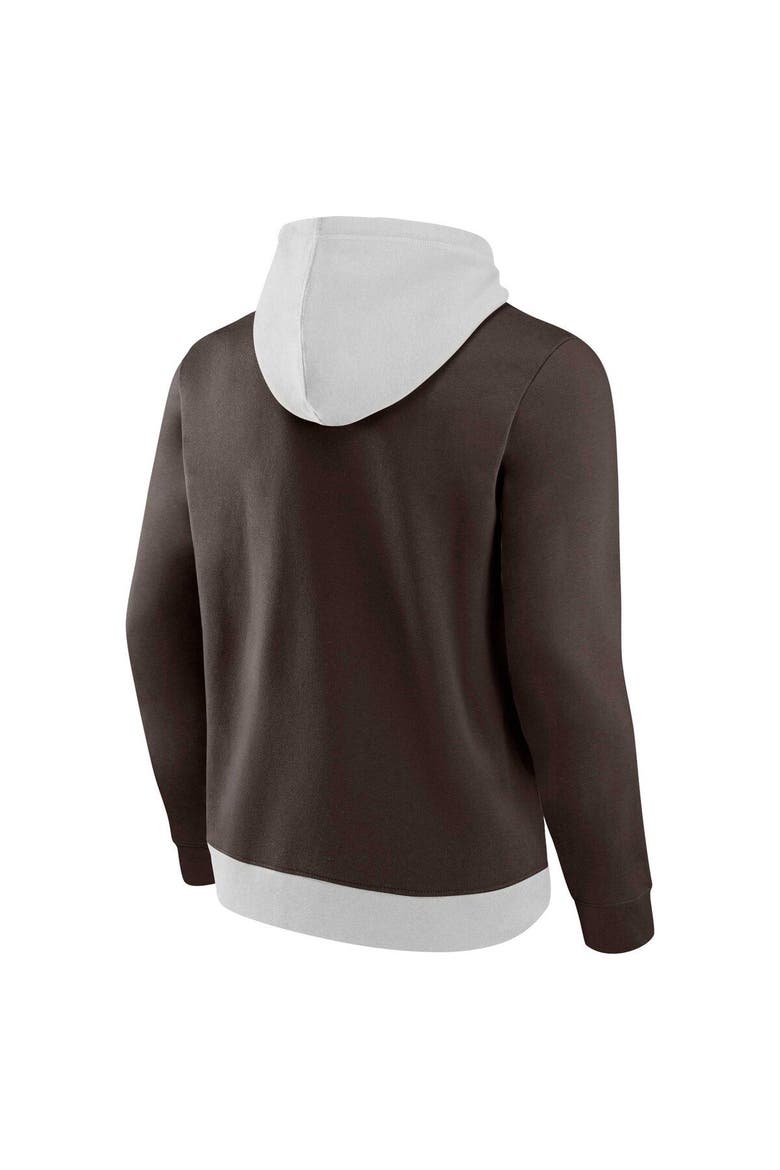 Men's Fanatics Branded Gray/Brown San Diego Padres Arctic Pullover Hoodie, Alternate, color, Gray