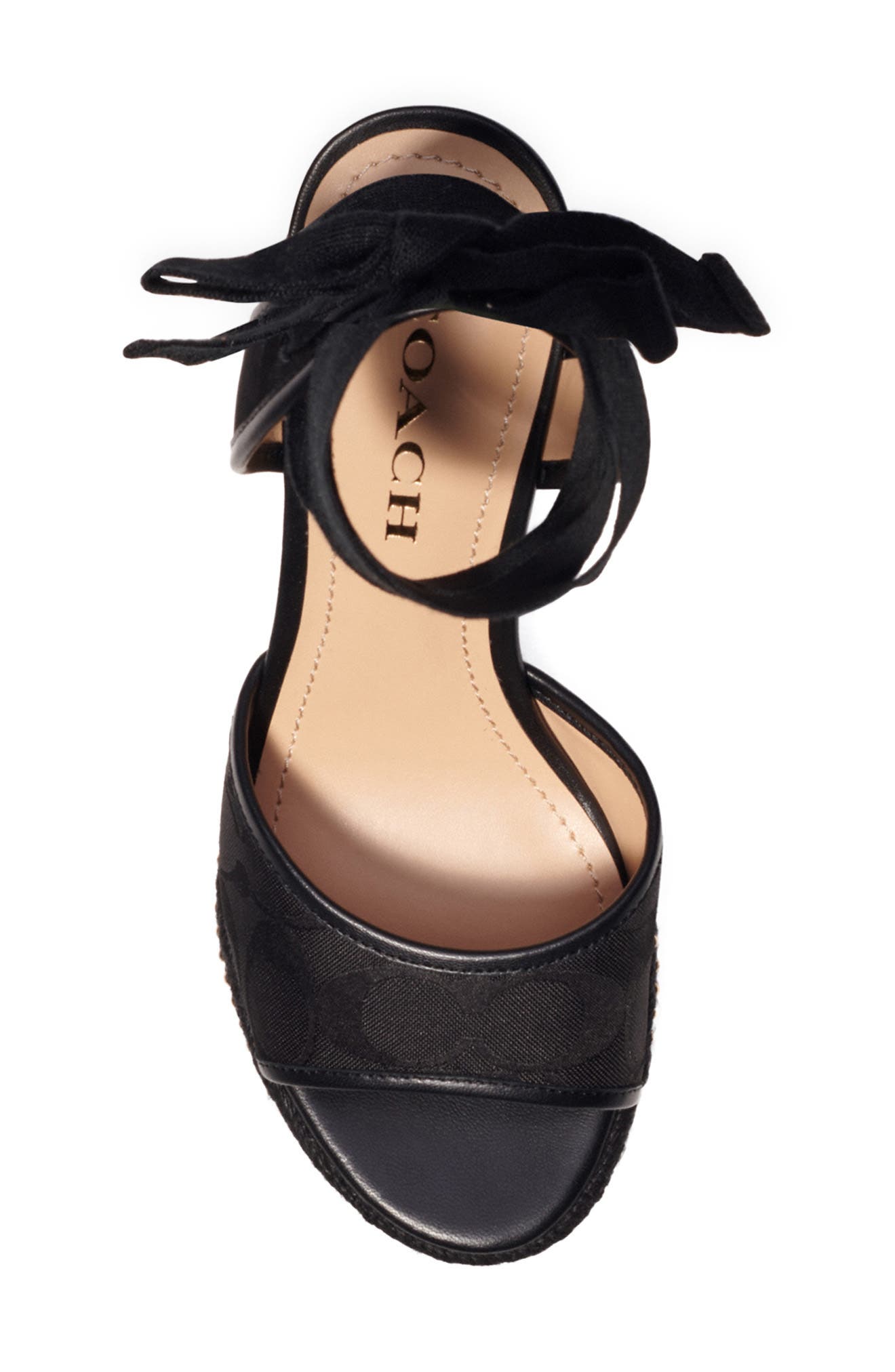 COACH Page Wedge Sandal, Alternate, color, 