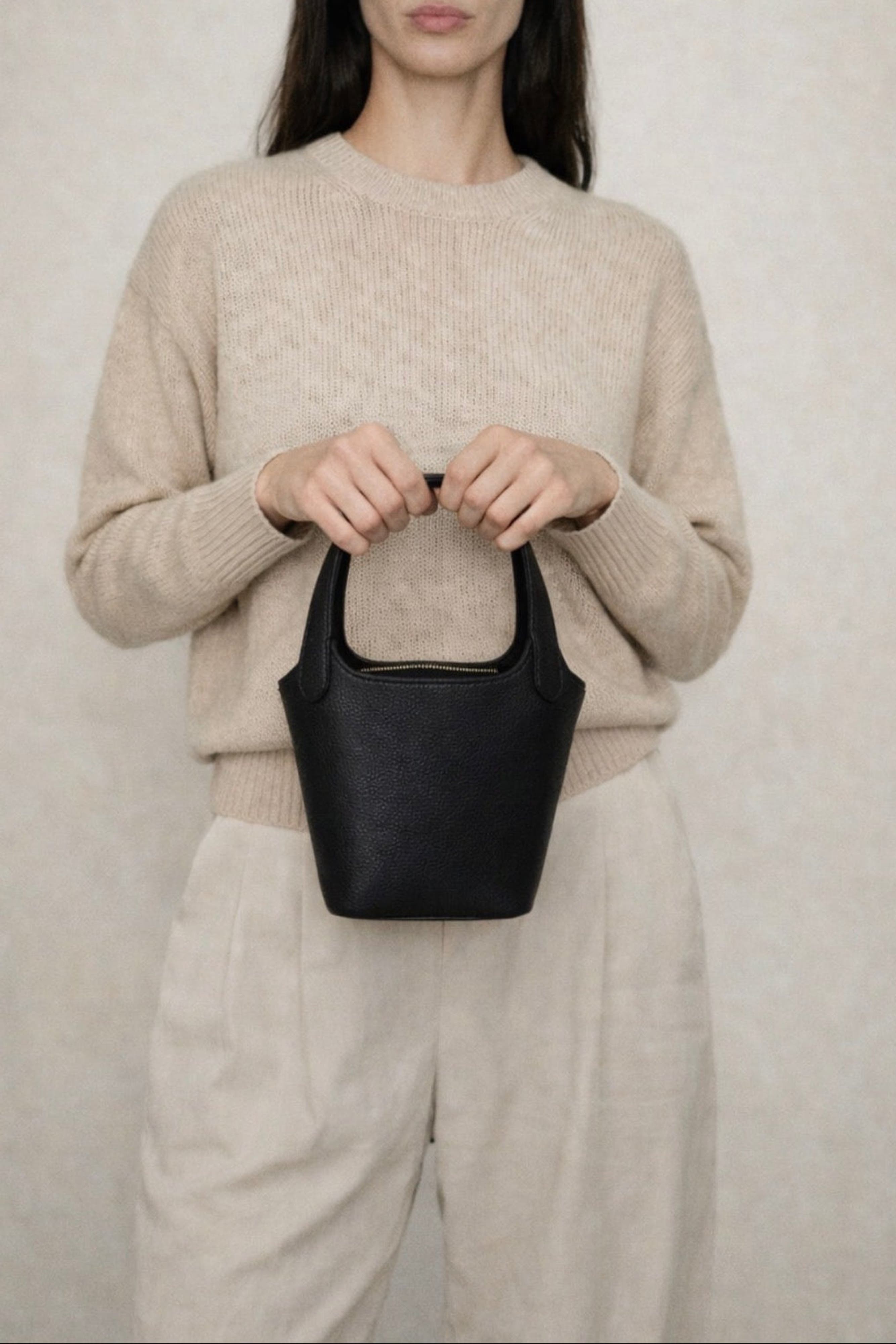 TAH Phoebe Bucket Bag, Alternate, color, Black