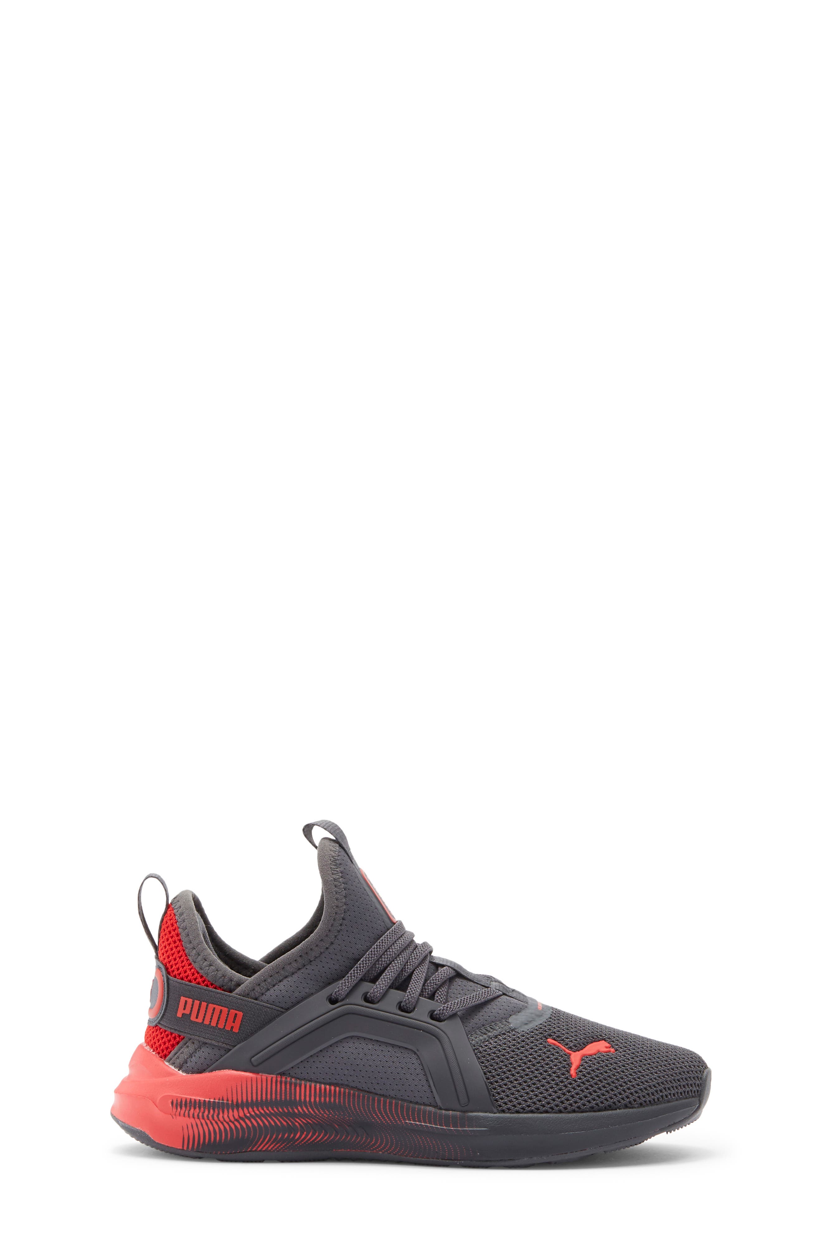 PUMA Kids' Soft Enzo 5 Sneaker, Alternate, color, Dusky Gray/ For All Time Red