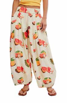Moonflowr Cotton Blend Balloon Pants