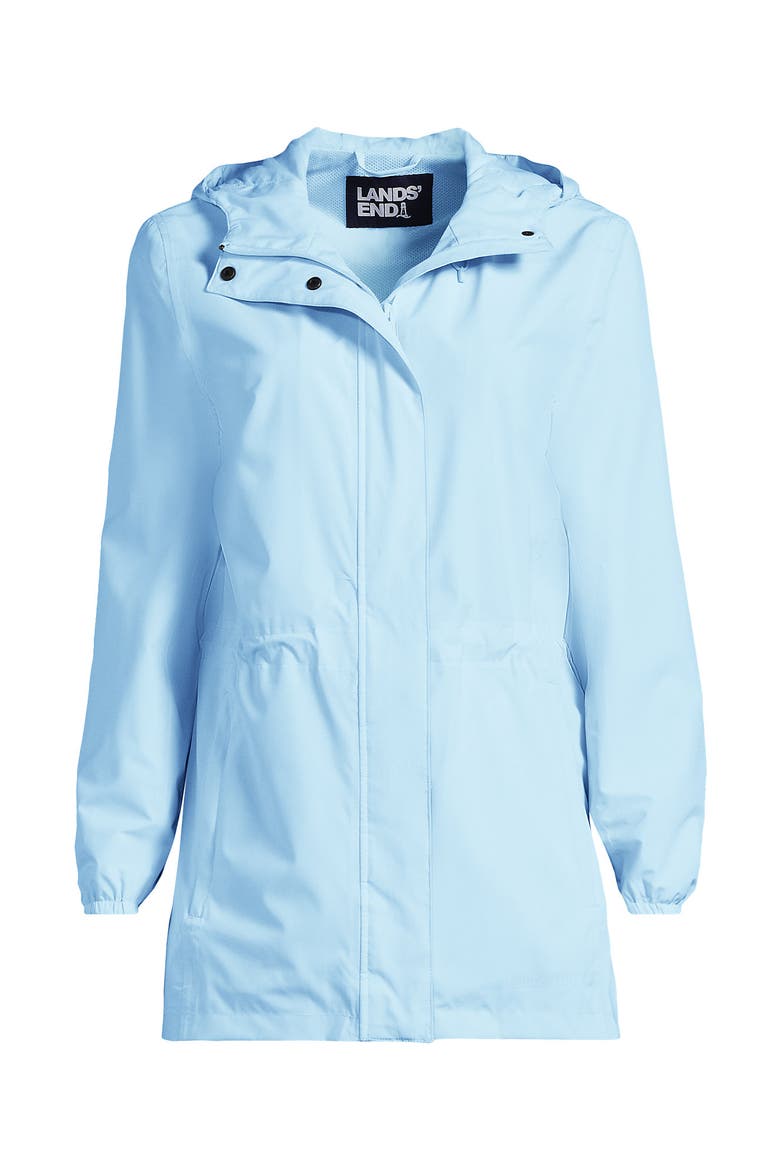 Squall Packable Waterproof Raincoat, Alternate, color, Subtle Blue