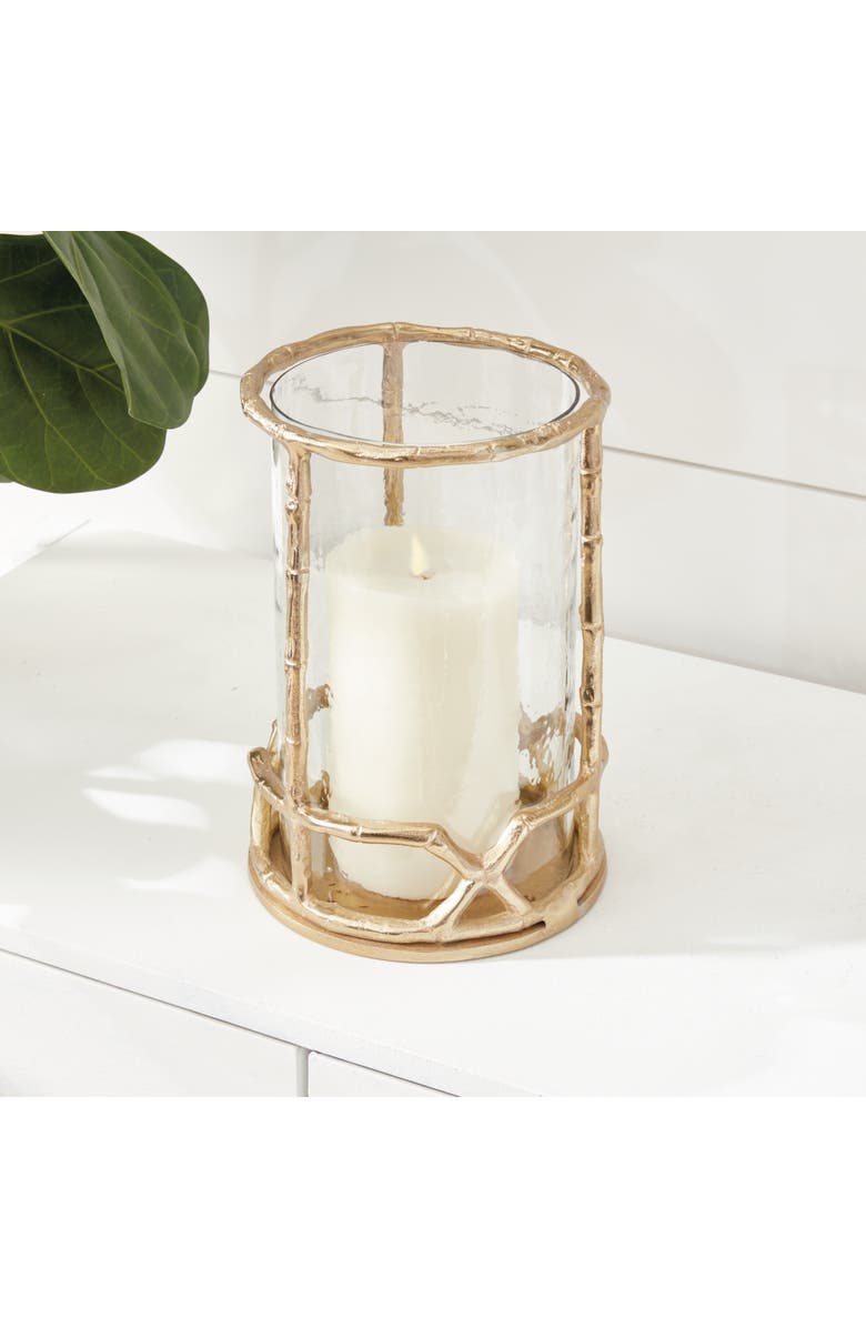 Napa Home & Garden Baldwin Hurricane 10.5", Alternate, color, Gold