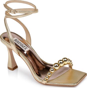 Cailey Ankle Strap Metallic Sandal