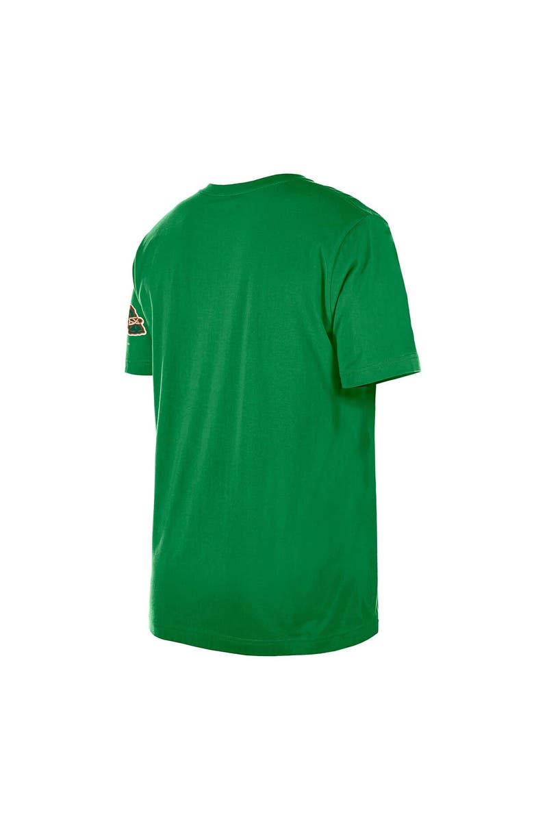 New Era Men's New Era  Kelly Green Atlanta Braves St. Patrick's Day Shamrock Fill T-Shirt, Alternate, color, 
