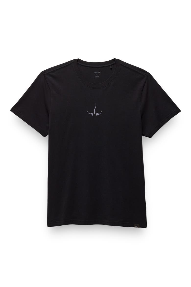 Heritage Logo Organic Cotton Graphic T-Shirt, Alternate, color, BLACK