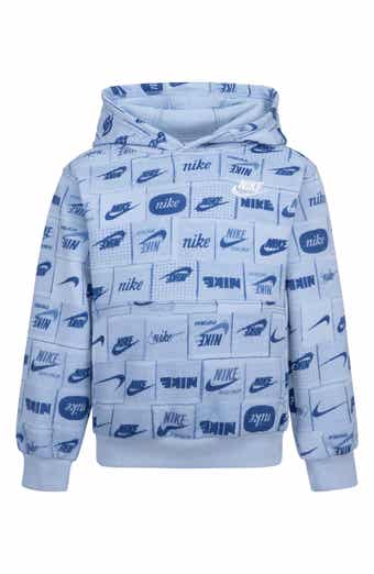 Kids' Logo Print Fleece Hoodie