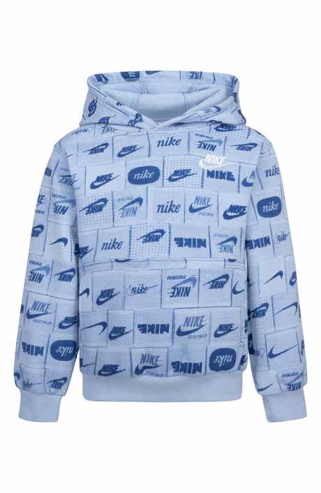 Kids' Logo Print Fleece Hoodie