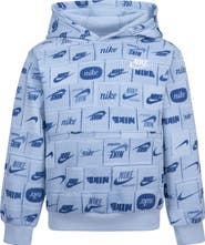 Nike Kids' Logo Print Fleece Hoodie