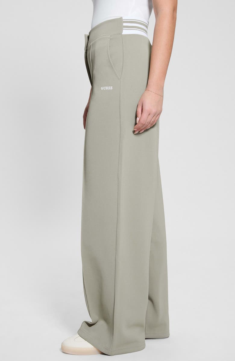 GUESS Amaryllis Wide Leg Pants, Alternate, color, 