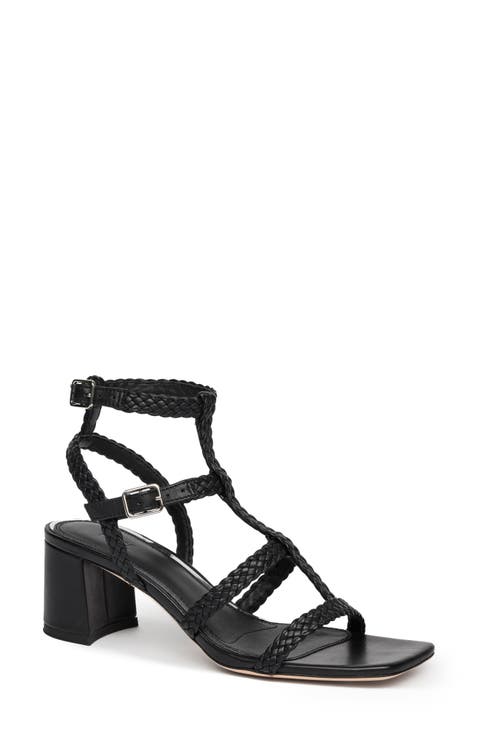 Eliza Block Heel T-Strap Sandal (Women)