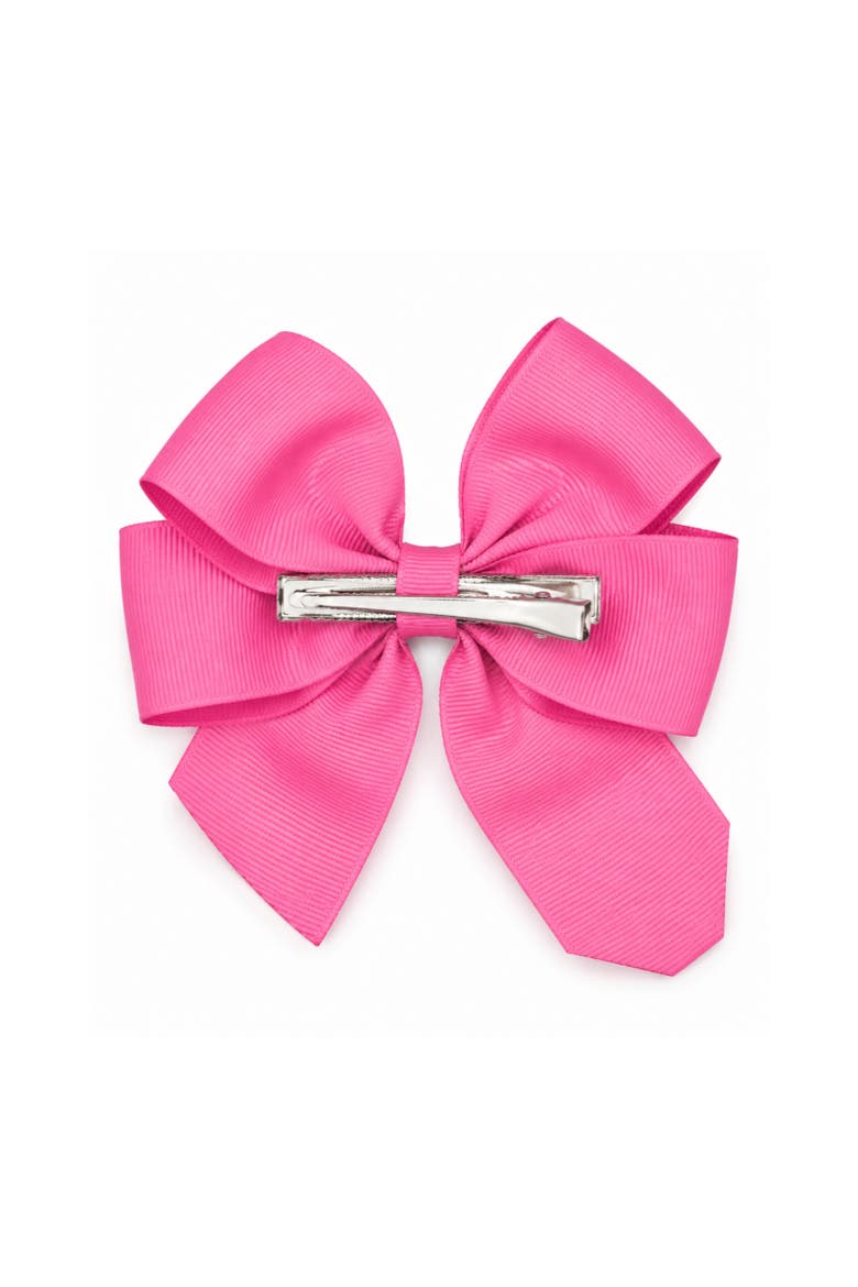 Crayon Back-to-School Hair Bow, Alternate, color, Pink