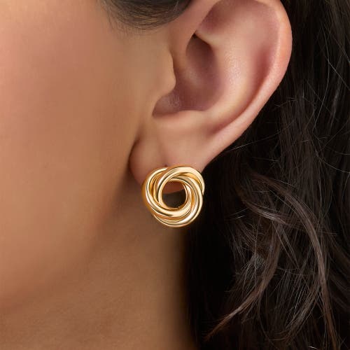 Jessica Simpson Mixed Shape Earring Set In Gold