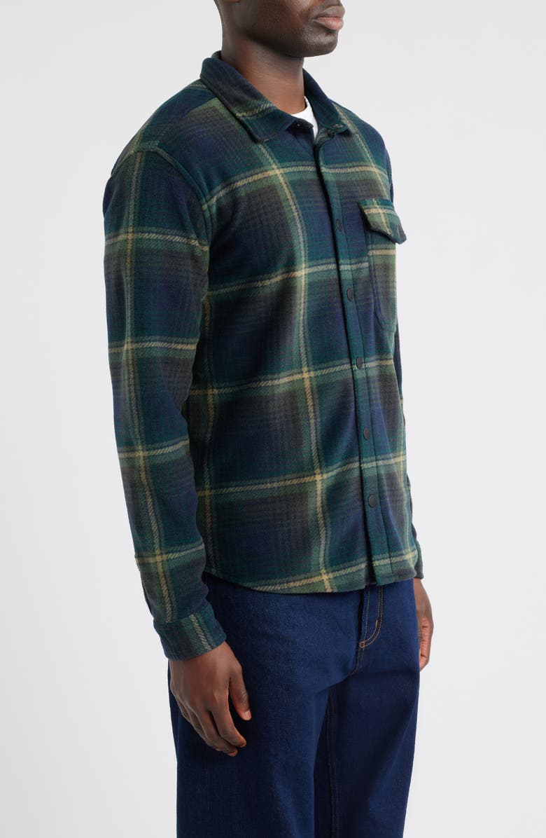 Billabong Furnace Flannel Button-Up Shirt, Alternate, color, Midnight
