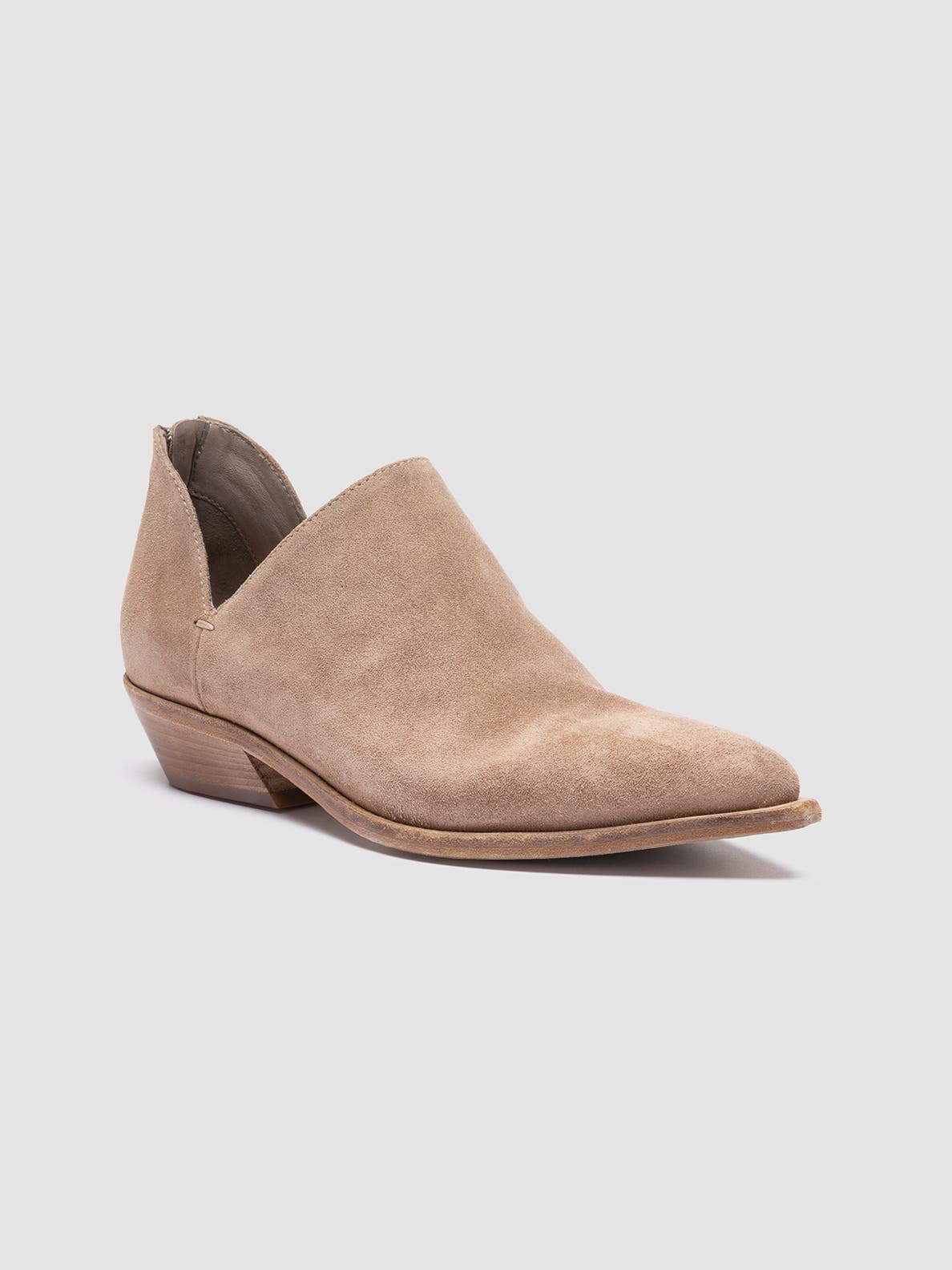 Officine Creative Noelie DD 106 Suede Ankle Boots, Alternate, color, Taupe